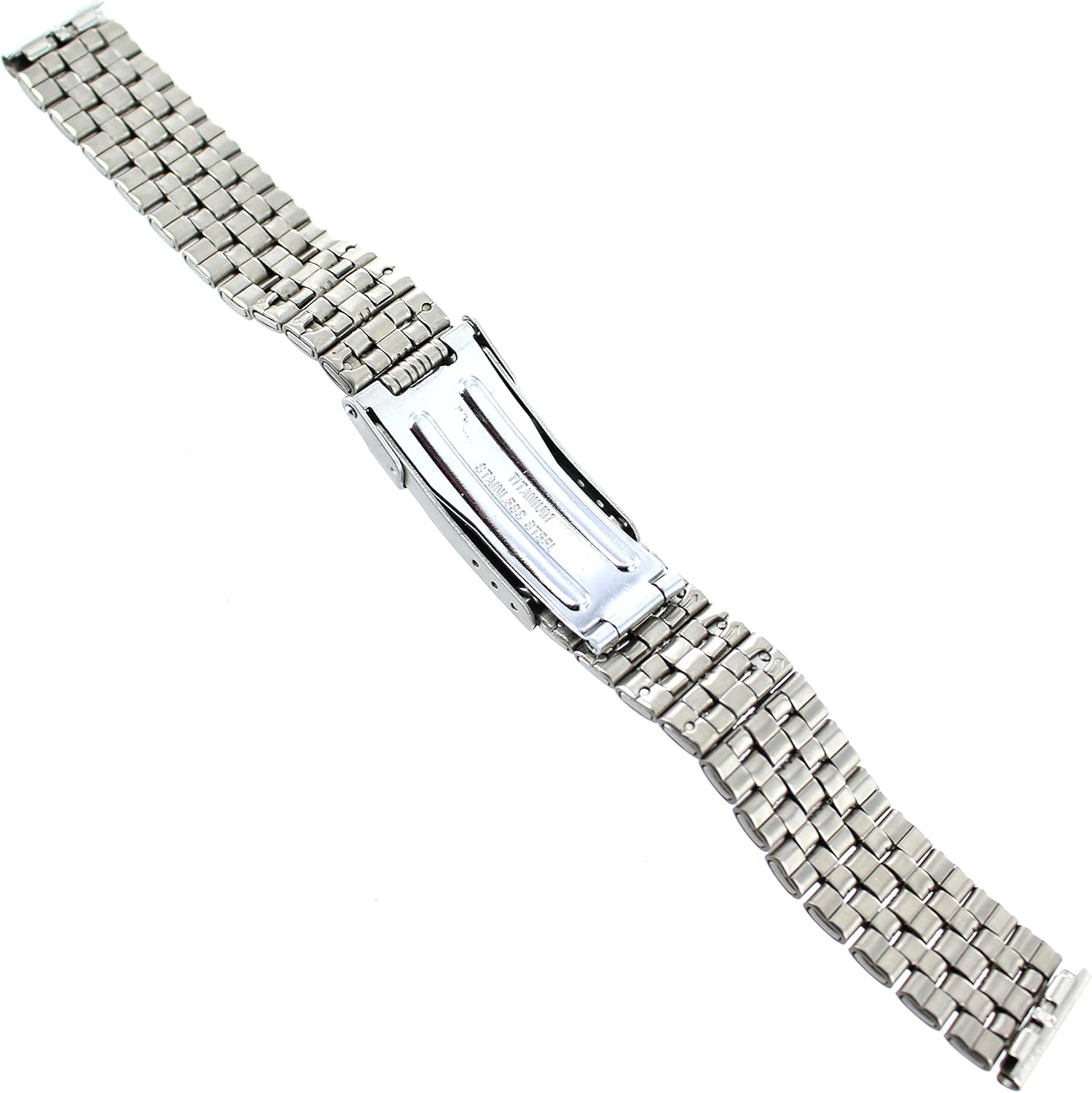 Milano Titanium w/Stainless Steel Clasp - Ladies 14mm Lug WatchBand