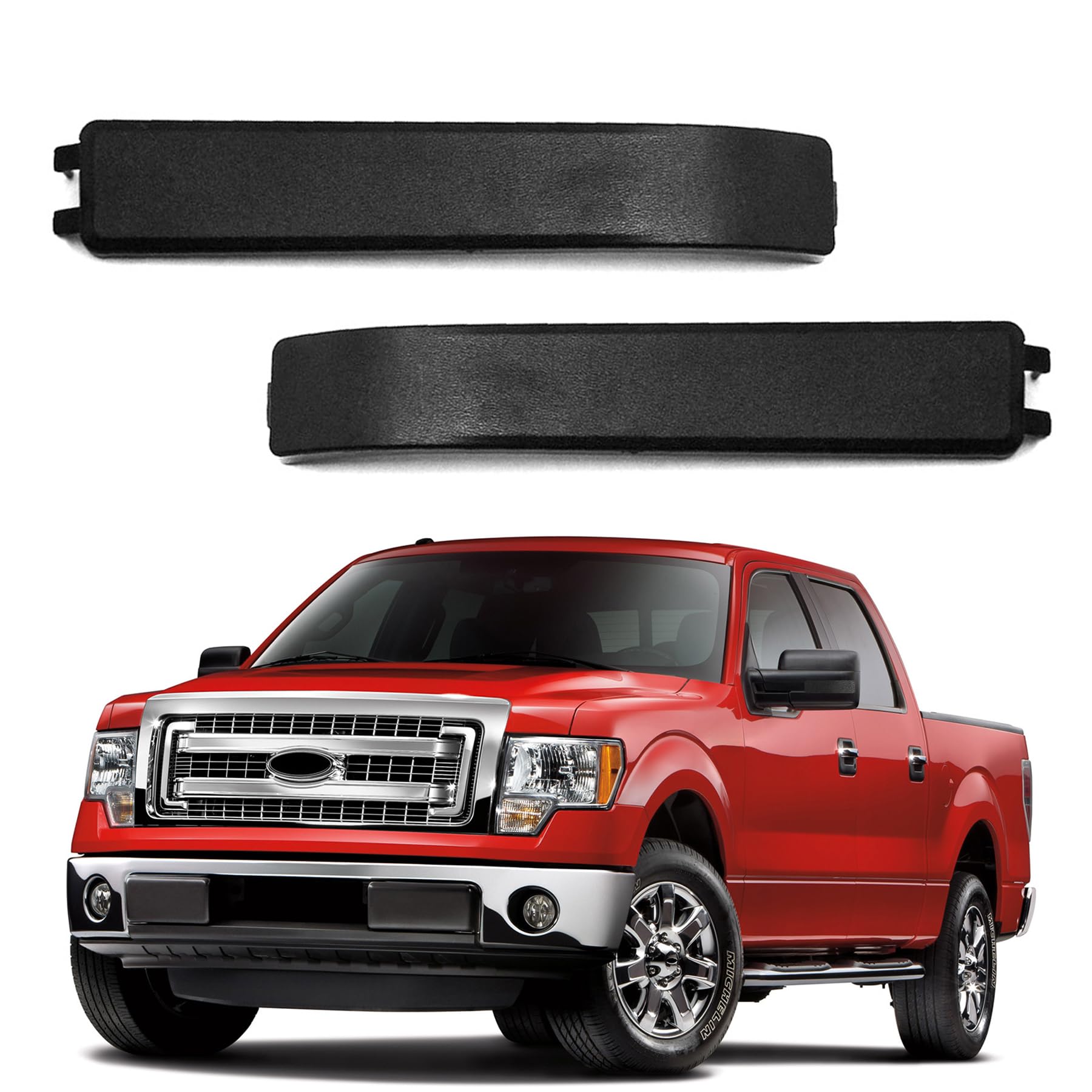 Photo 1 of 2 Pcs View Mirror Reflector Cover Compatible with Ford F150 2009 - 2014