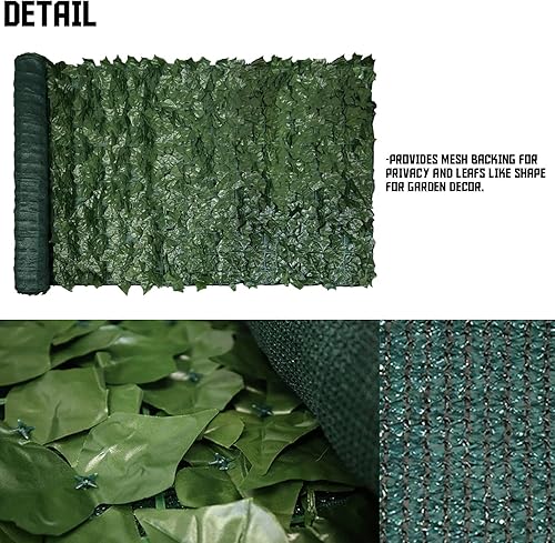 Miniatura 3 de Tang por Sunshades Depot - Pantalla de hiedra sintética para dar privacidad, para valla (39" o 58" de altura). Mezcla de lavanda Milán 1-30 unidades
