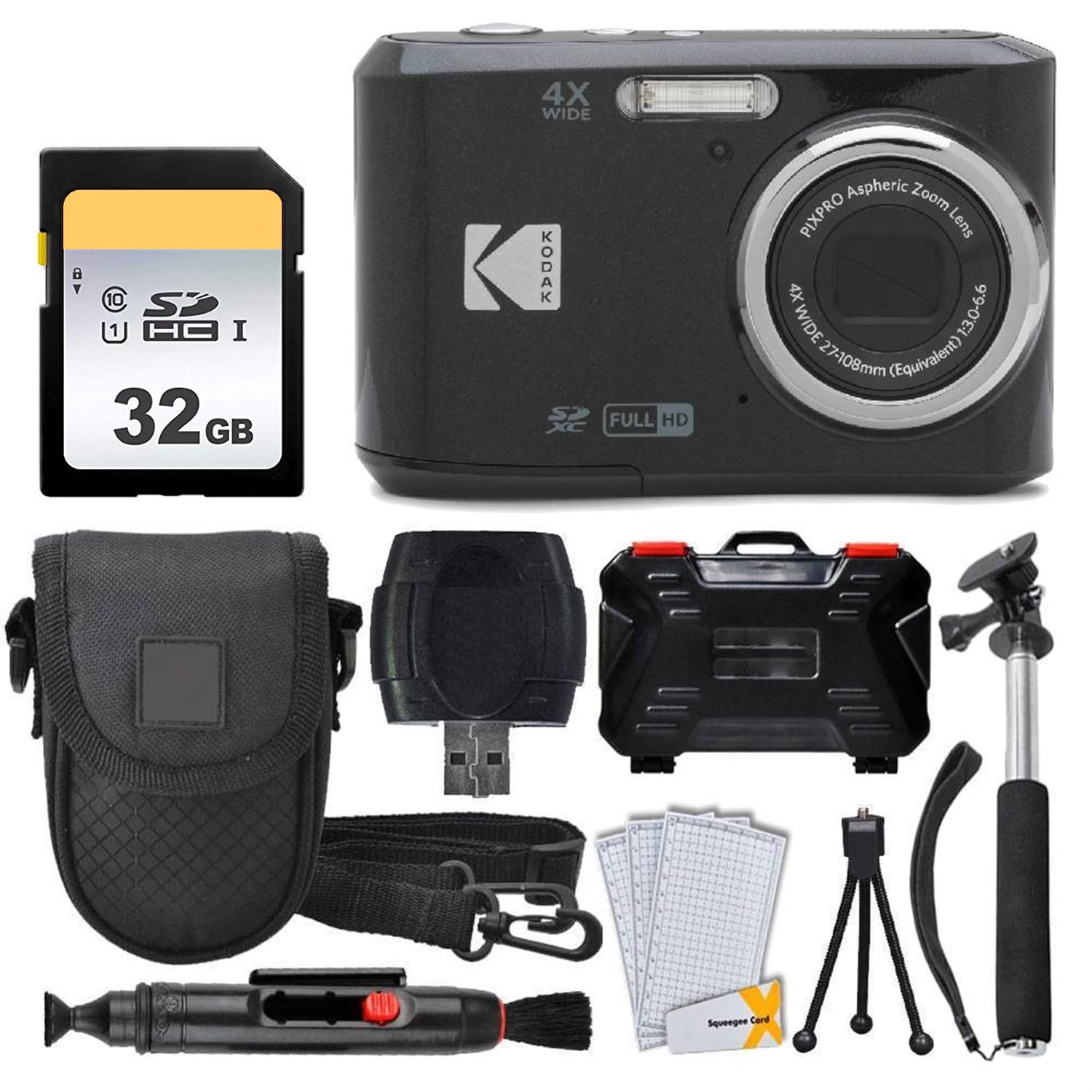 Amazon | Kodak (コダック) PIXPRO FZ45 デジタルカメラ 32GB メモリー 