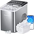 Freezimer Dreamice X1 | 33lbs Self-Cleaning Ice Makers Countertop, Portable Ice Machine with 2 Size Bullet Ice Cubes 9 Cubes Ready in 7 Mins | Black