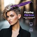 Manelix Pencil Flat Iron for Short Hair, 1/3 Inch Super Slim Mini Flat Iron Hair Straightener and Curler 2 in 1, Dual Voltage PTC and Ceramic Small Flat Iron Hair Straightener gallery image