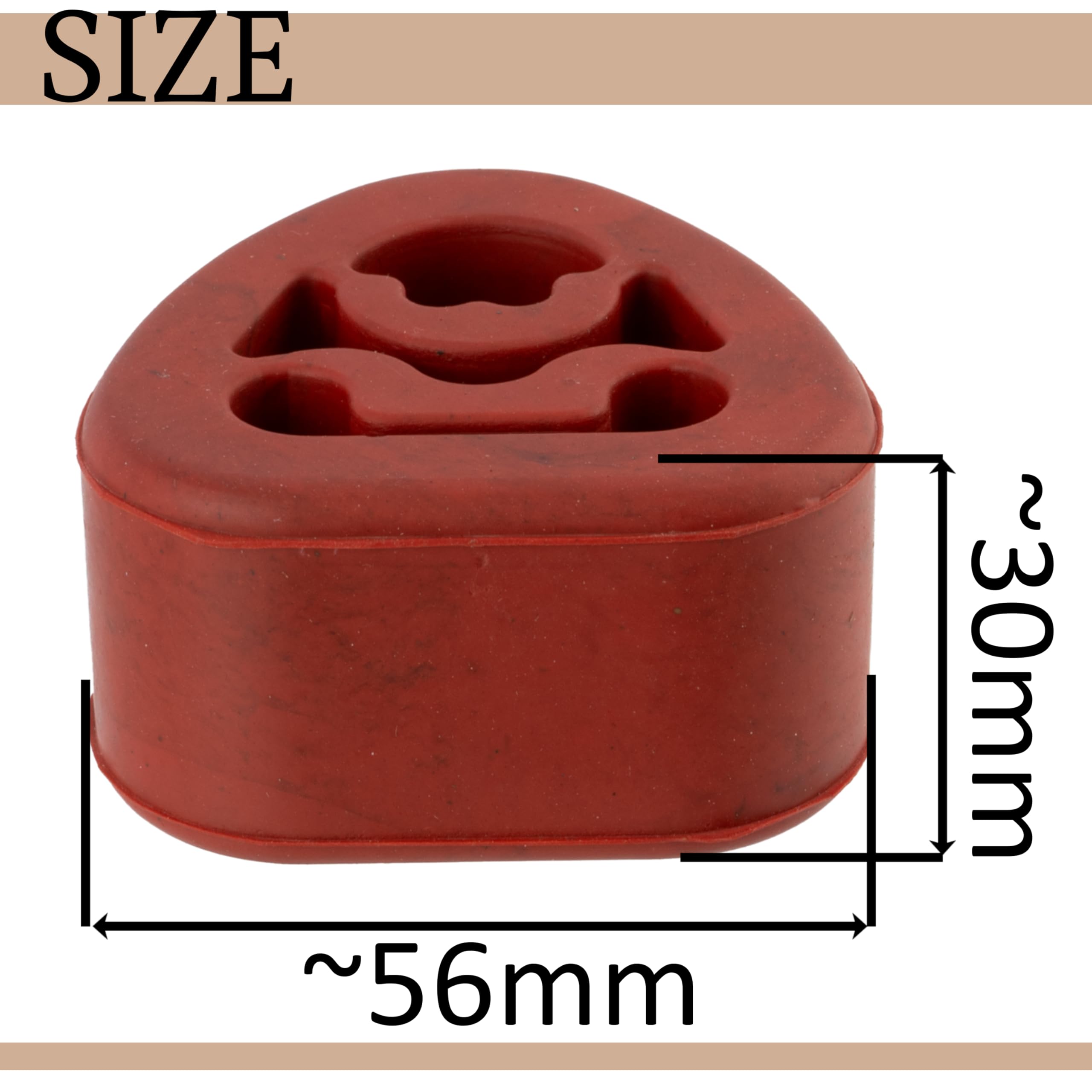 Soportes Escape Soportes Silenciador Para Escape AERZETIX - Juego De 2, Goma, Compatible Con OE 18202 244720 Juego Soportes Escape Caucho