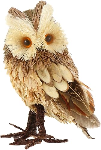 Garneck Adorno de búho, decoración de escritorio, decoración de mesa, decoración de escritorio, decoración de escritorio, búho, adorno colgante de