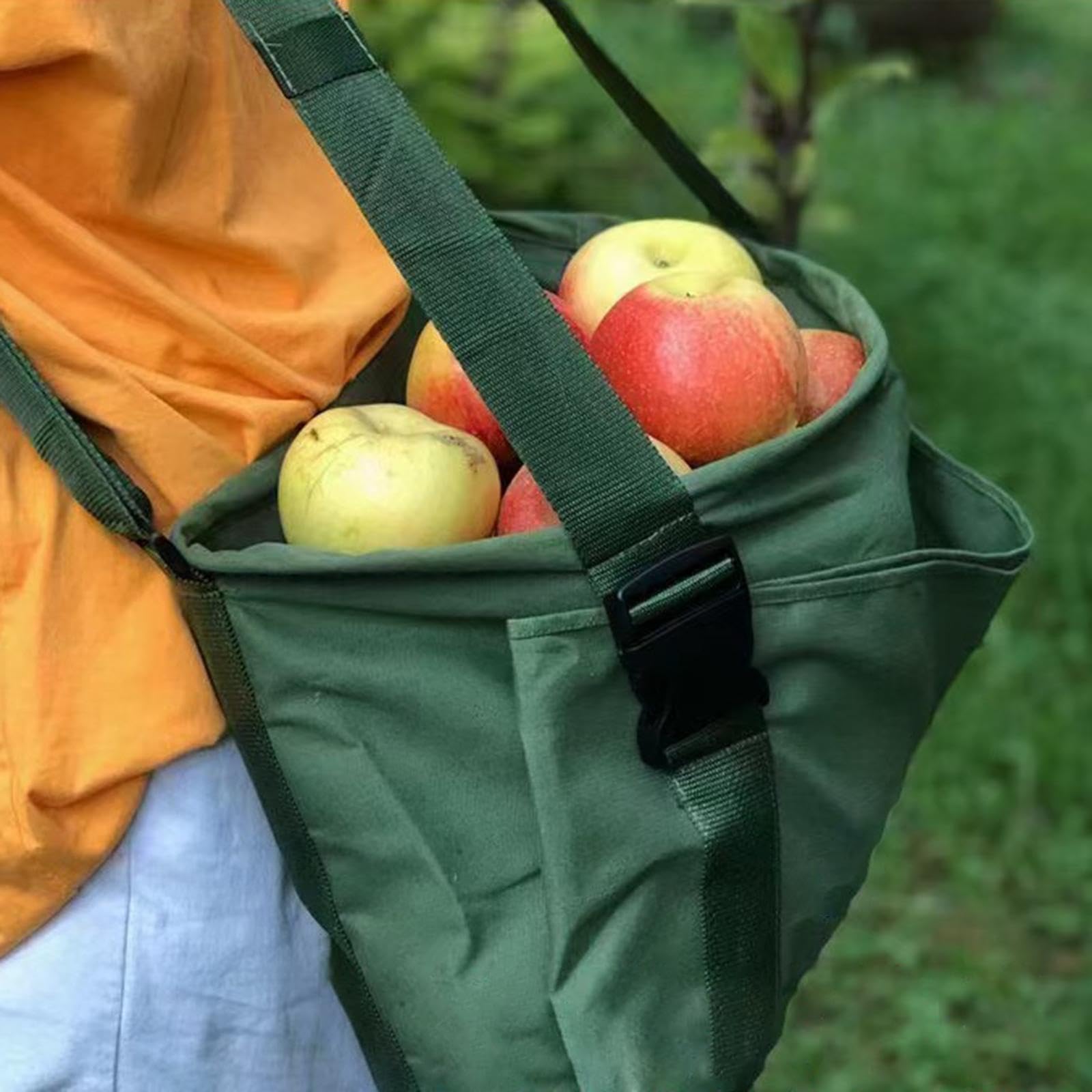 MERIGLARE Grand sac de cueillette de fruits tablier de jardin tablier de cueillette de cueillette de jardin pour aides agricoles