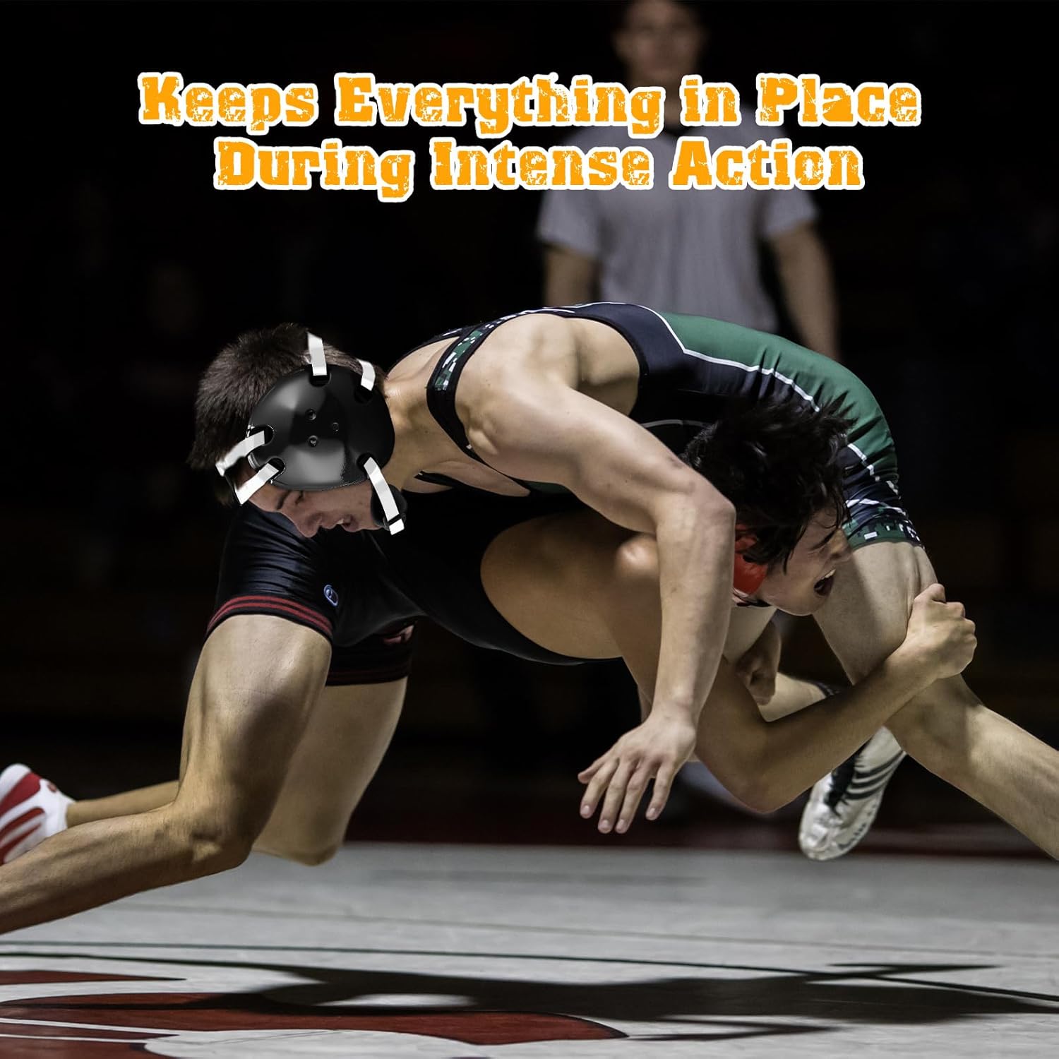 Wrestling Headgear Kids Youth Head Gear Wrestling Adjustable Ear Guard Straps MMA Jiu Jitsu for Men Women Adults - Image 5