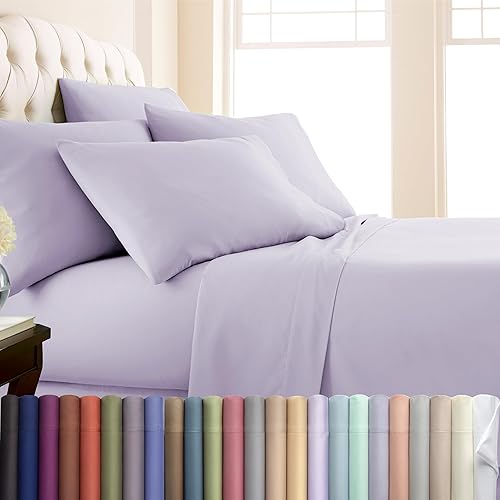 Miniatura 22 de Southshore Fine Living, Inc. Colección premium, juego de sábanas de 6 piezas tamaño Queen con bolsillo profundo y sábana bajera de bolsillo profundo