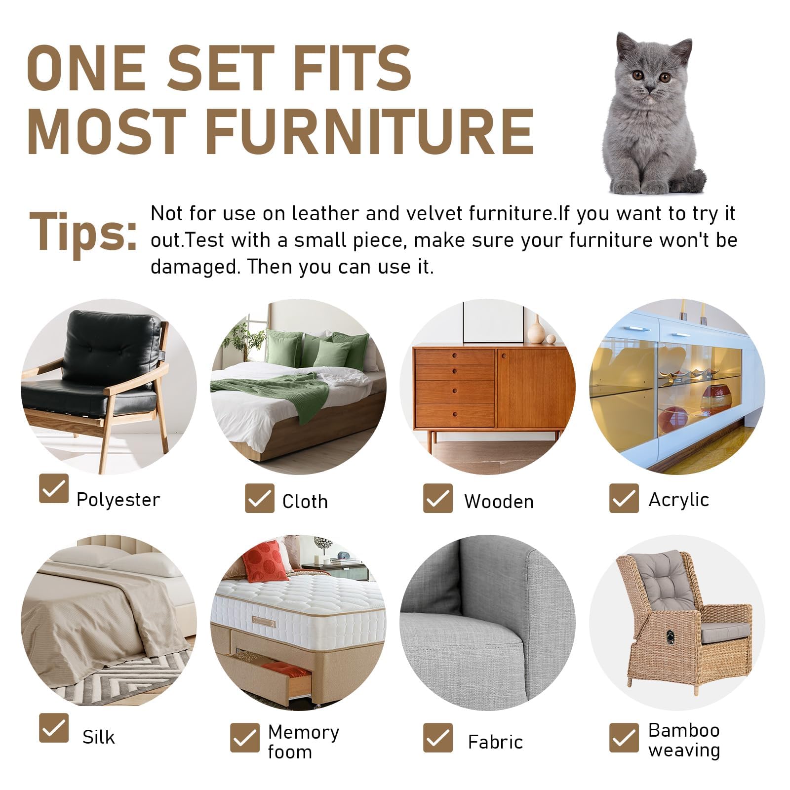 Protector para Gatos, 6PCS 20 * 45CM Protector Gatos Sofa, Transparente Antiarañazos Protectores de Sofa para Gatos con 10 Tornillos para Proteger Puerta Mesa Armario Alfombras, Sofás