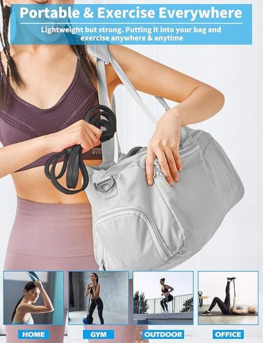 Miniatura 6 de WSAKOUE Pull Up Assistance Bands Resistance Bands Set for Men  Women Exercise Bands Workout Bands for Working Out Body Stretching Powerlifting