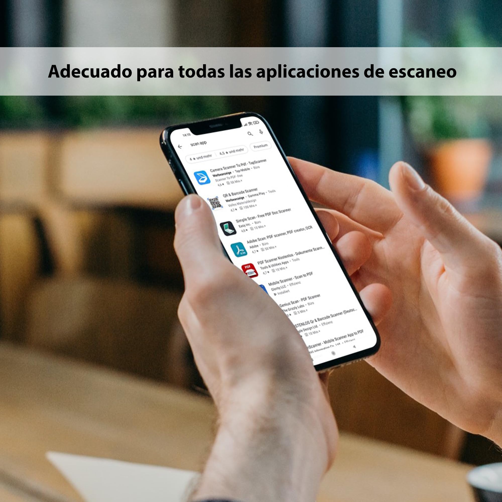 Pro Caja de escaneo Plegable Soporte para escáner de móvil