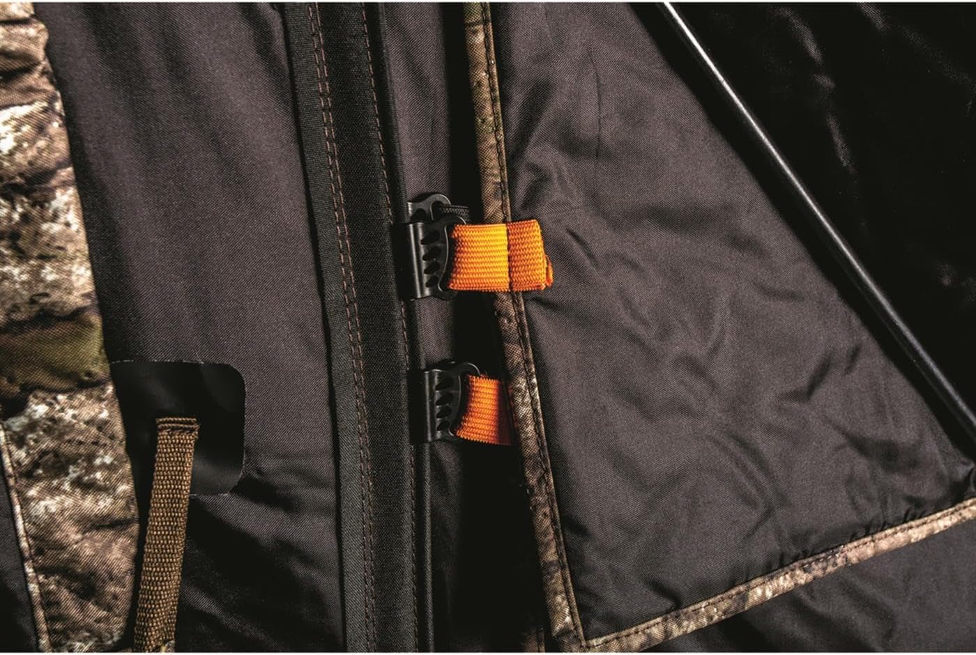 Guide Gear Field General 4-Star Hunting Ground Blind with Snow Support Pole, 1 Man Person Tent, Turkey, Duck, Deer Hunting Gear Equipment Accessories