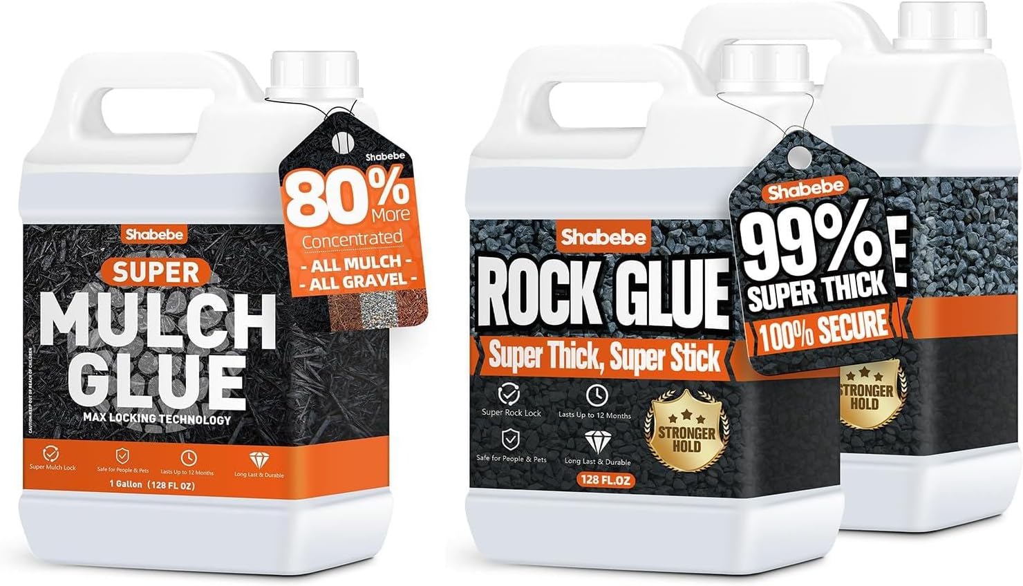Save 19% on Mulch Glue+ Rock Glue