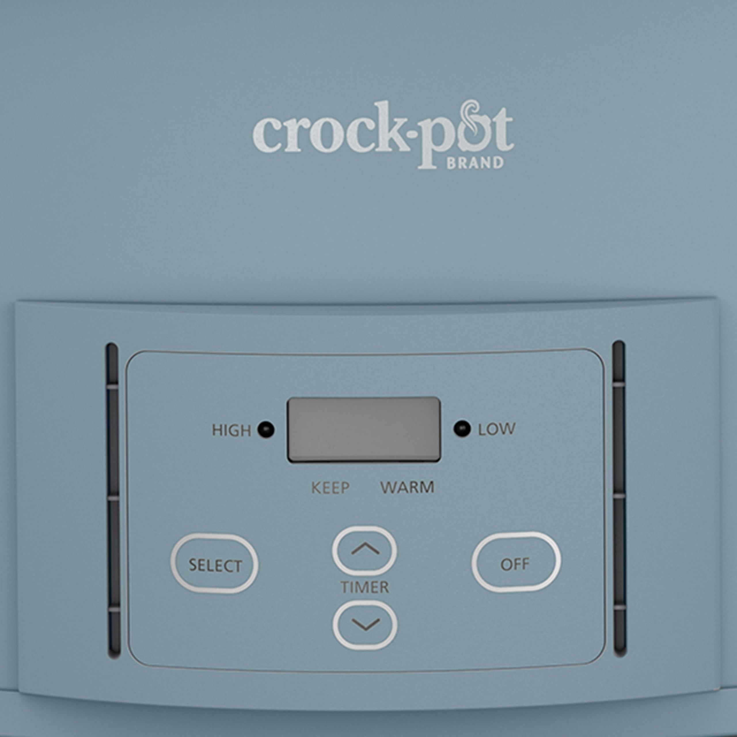 Crock-Pot Design Series - Pentola lenta programmabile, 2,7 l, colore: blu foschia mattutina