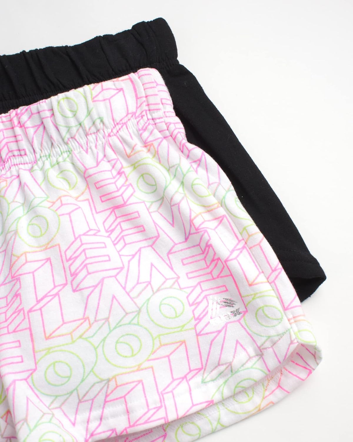 Miniatura 2 de RBX Pantalones cortos activos para niñas - Paquete de 4 pantalones cortos deportivos de forro polar Talla 7-16