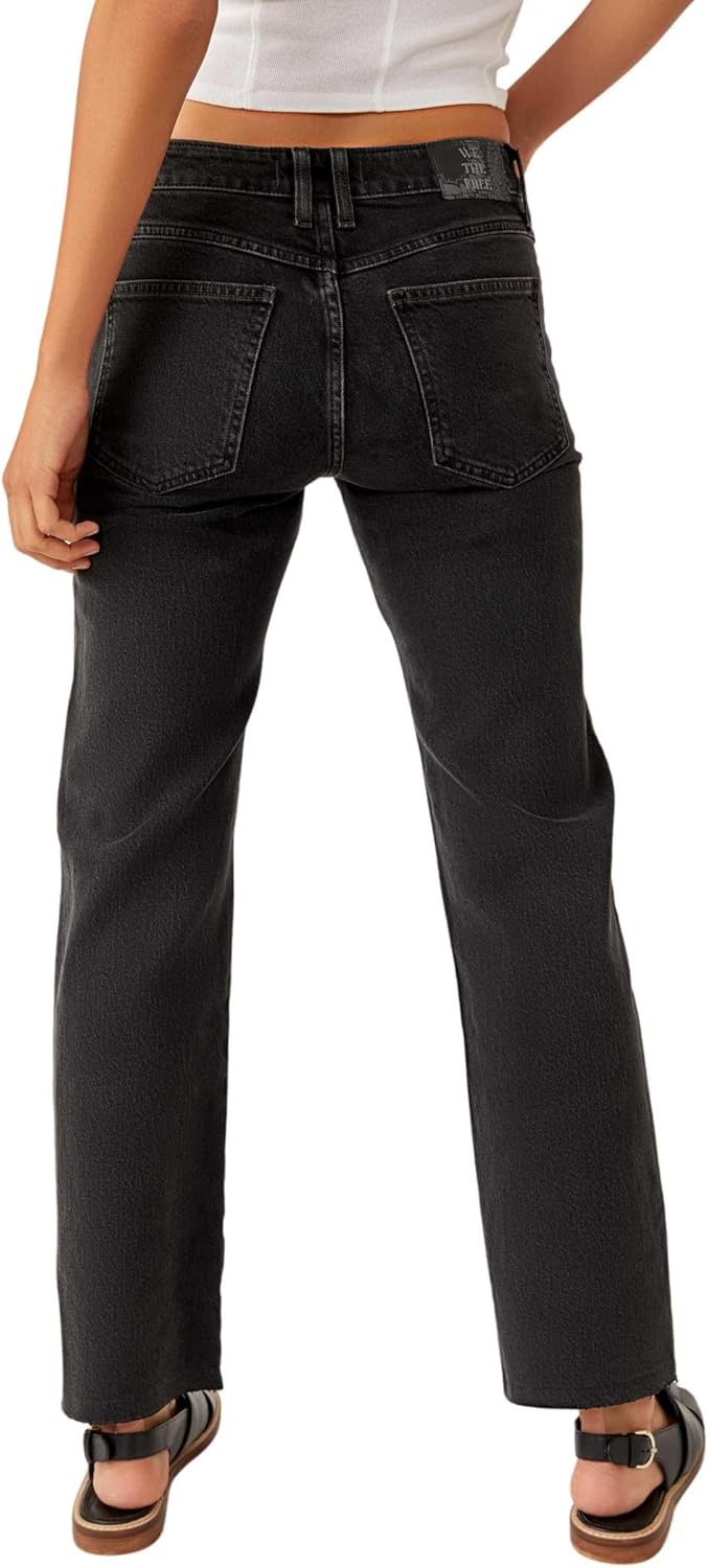 Free People Women's Risk Taker Straight Leg - Image 3