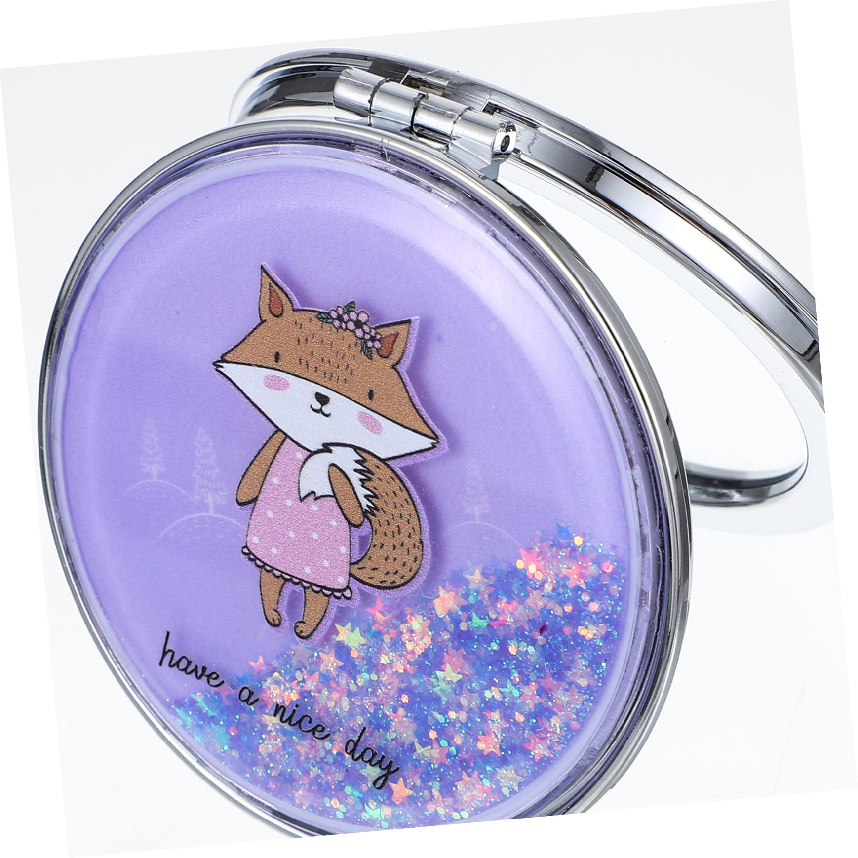 Healeved 5 Specchietti Compatti Pieghevoli Per Il Trucco Da Donna Mini Specchietti Rotondi Portatili Delicati Specchietti Da Mano Accessori Da Viaggio Multifunzione