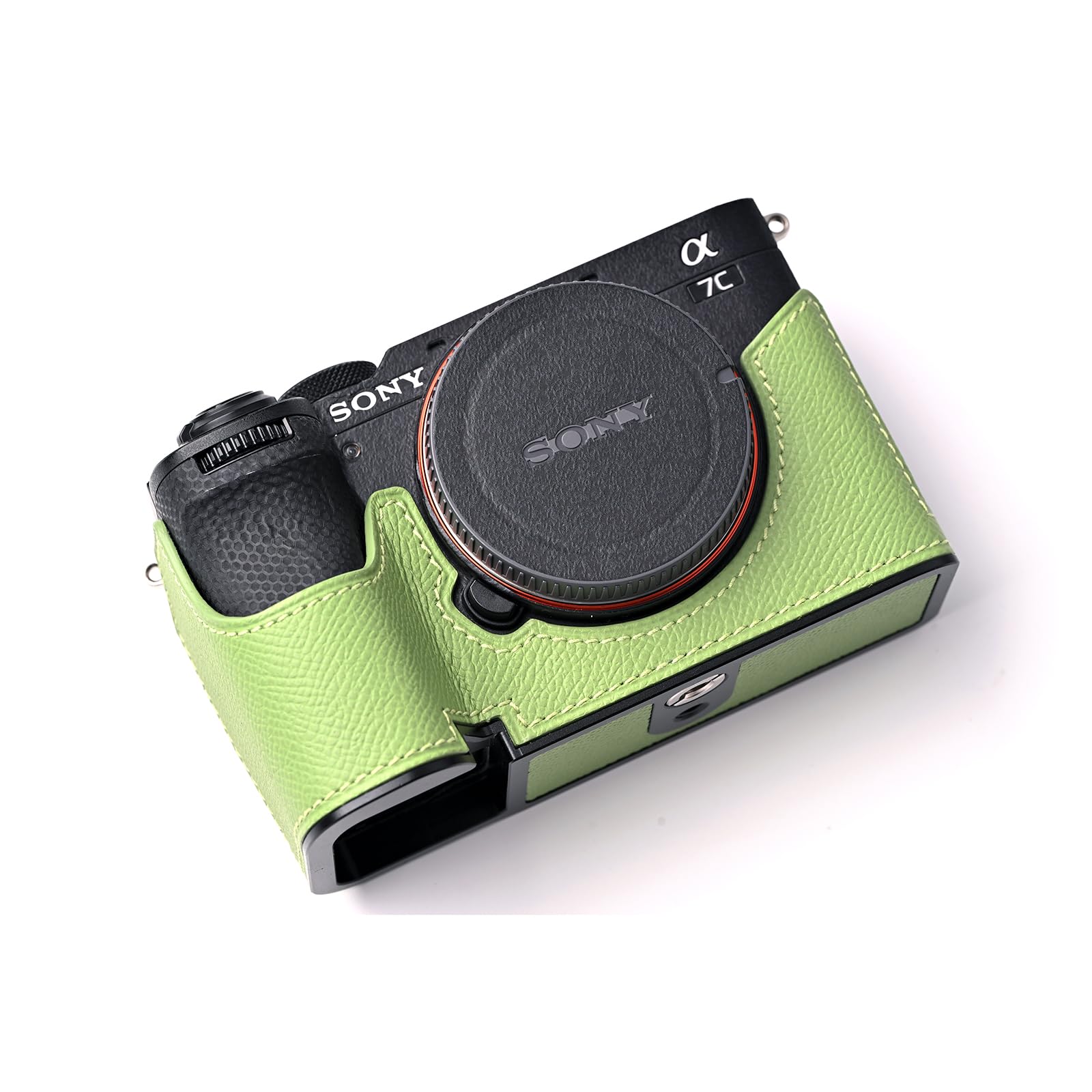 Amazon | ハンドメイド本革カメラハーフケース Sony A7CII A7CR A7C2