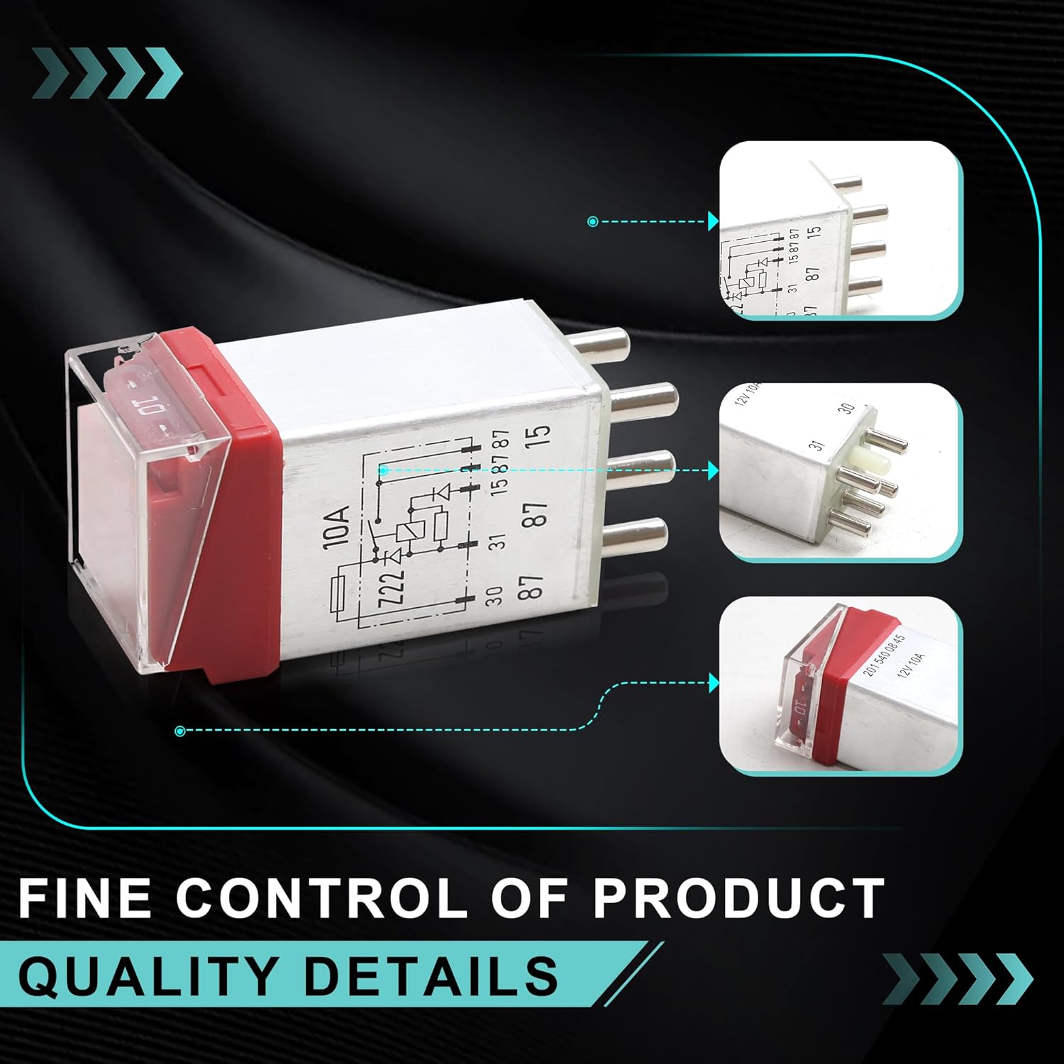 2015400845 Overload Protection Relay Compatible with Compatible with Mercedes W126 W201W201 R107 W124 1982-1989