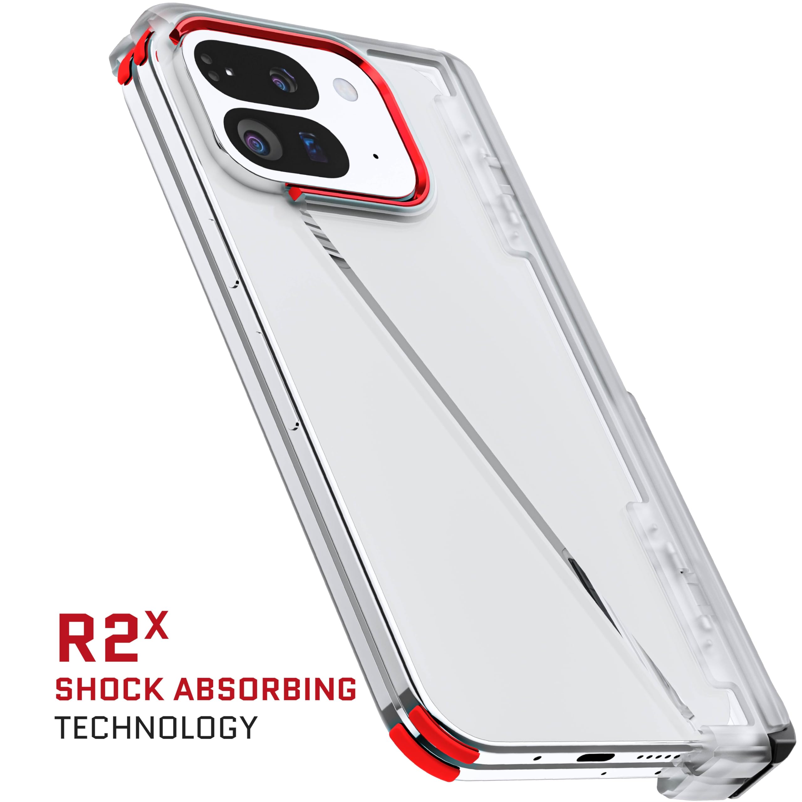 Pixel 9 Pro Fold 512GB Ghostekクリアケース付 Amazon.com: Ghostek Covert Clear Pixel 9 Pro Fold Case with