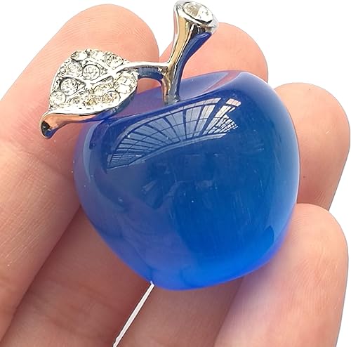 Vista 57 de 1 pieza de figuras coleccionables de cristales de manzana de rodonita y piedras curativas, decoración de habitación de 1.18 pulgadas, decoración
