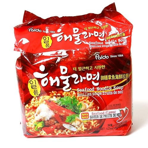 Paldo Seafood Noodle Soup 20 packs 5x4 Paldo Seafood Noodle Soup 20 packs 5x4