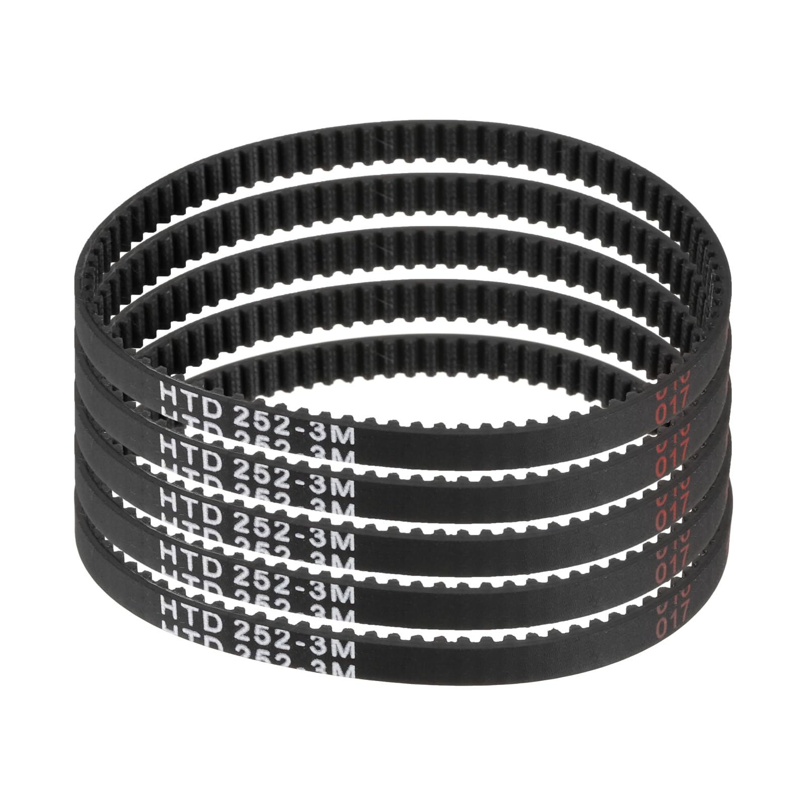 uxcell 5pcs HTD-3M Rubber Timing Belt 67 Teeth, 201mm L x 6mm Wd x 2.4mm H — Amazon image 17
