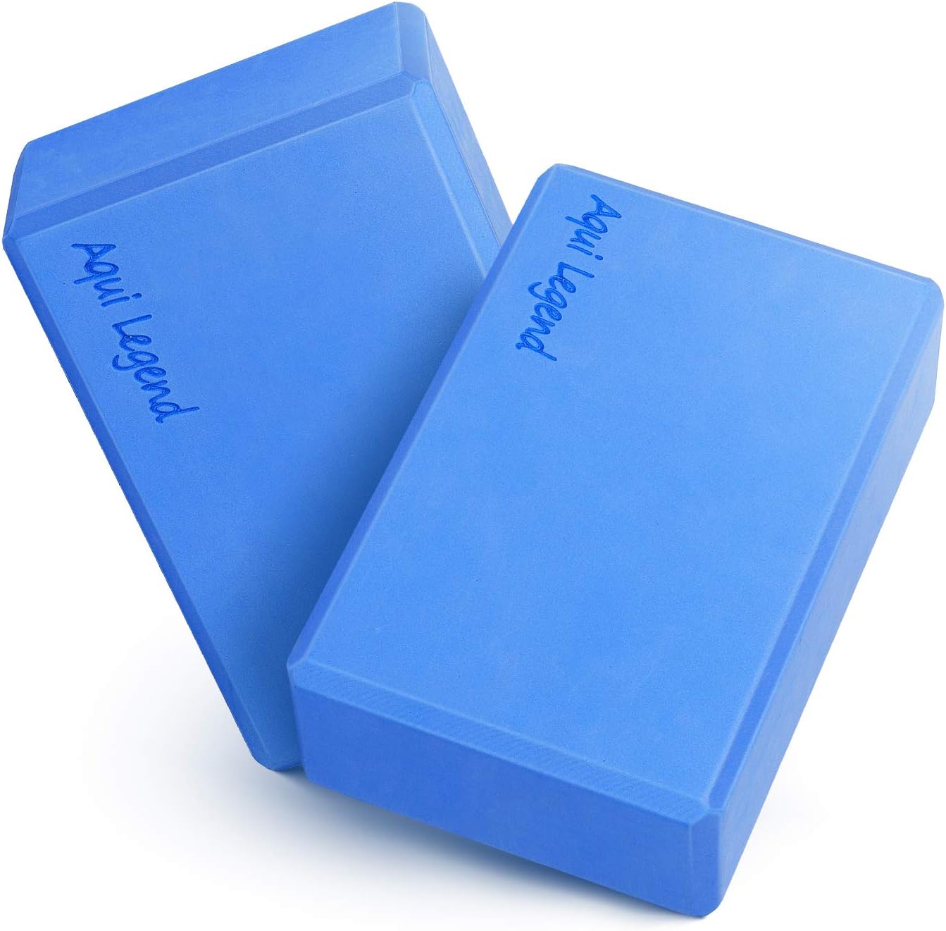 Yoga Blocks 2-Pack, High Density Latex-Free EVA Foam Blocks for Yoga/Pilates/Meditation, Non-Slip Surface for Improve Stretching and Aid Balance and Flexibility