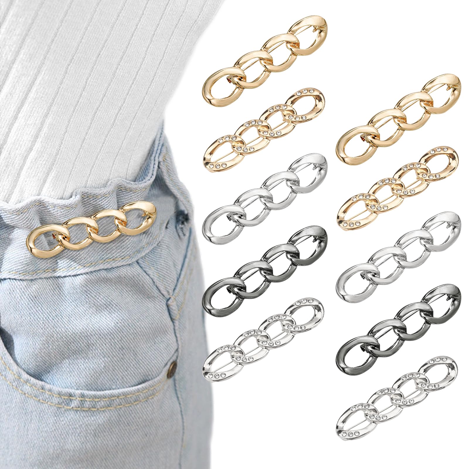 Boutons en métal pour vêtements ajustables et amovibles de qualité