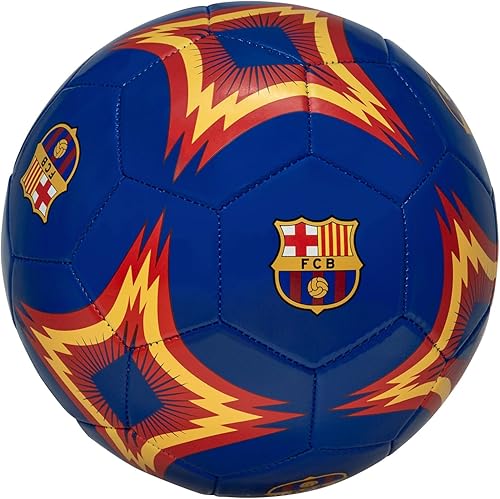Icon Sports Compatible con balón de fútbol del FC Barcelona, con licencia oficial, tamaño 3 06