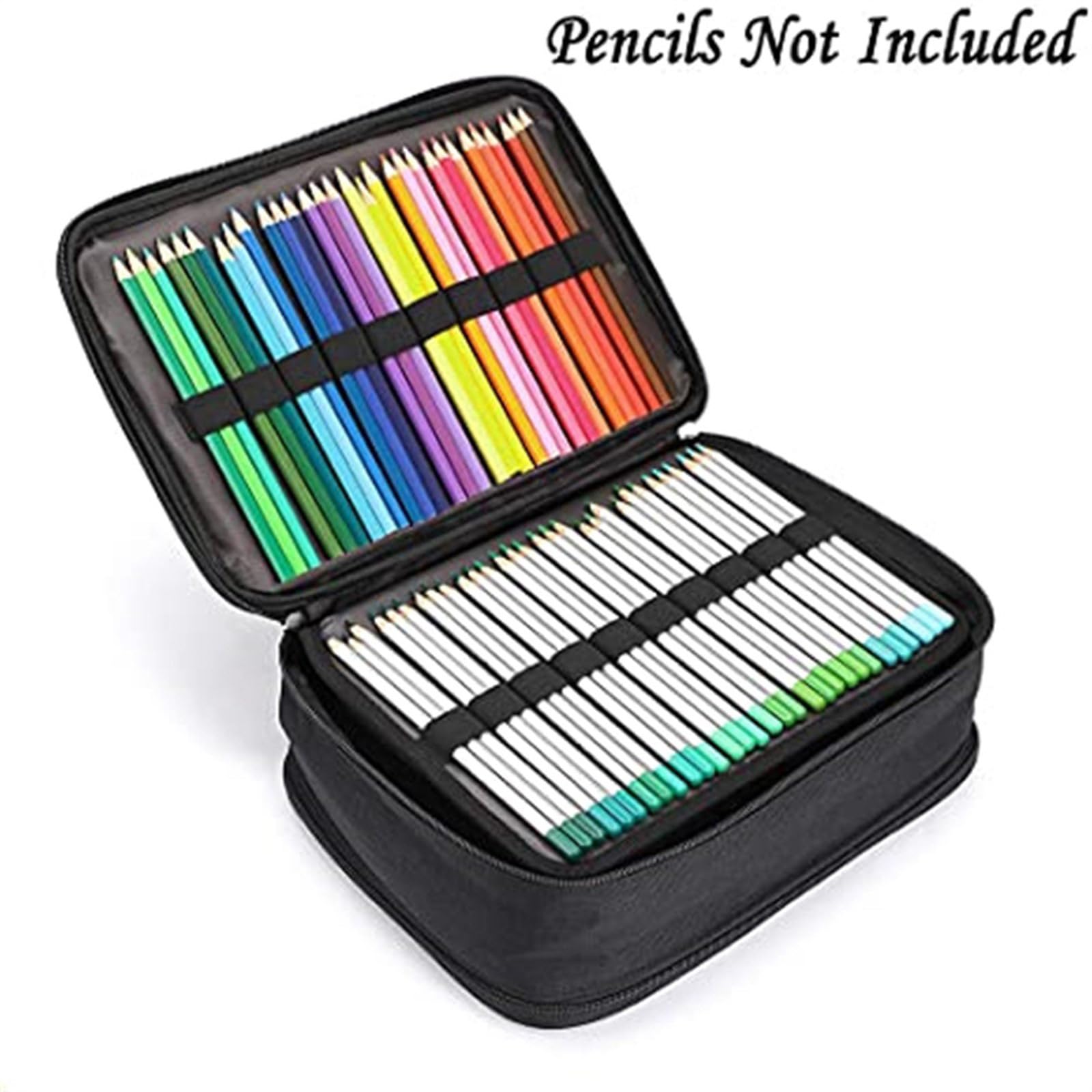 Astuccio con 300 scomparti, pratico astuccio organizer per la scuola, matite colorate, per studenti, Grigio