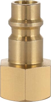 poppstar compressed air plug nipple nw 7.2 with 1/4 inch internal thread for compressed air connection
