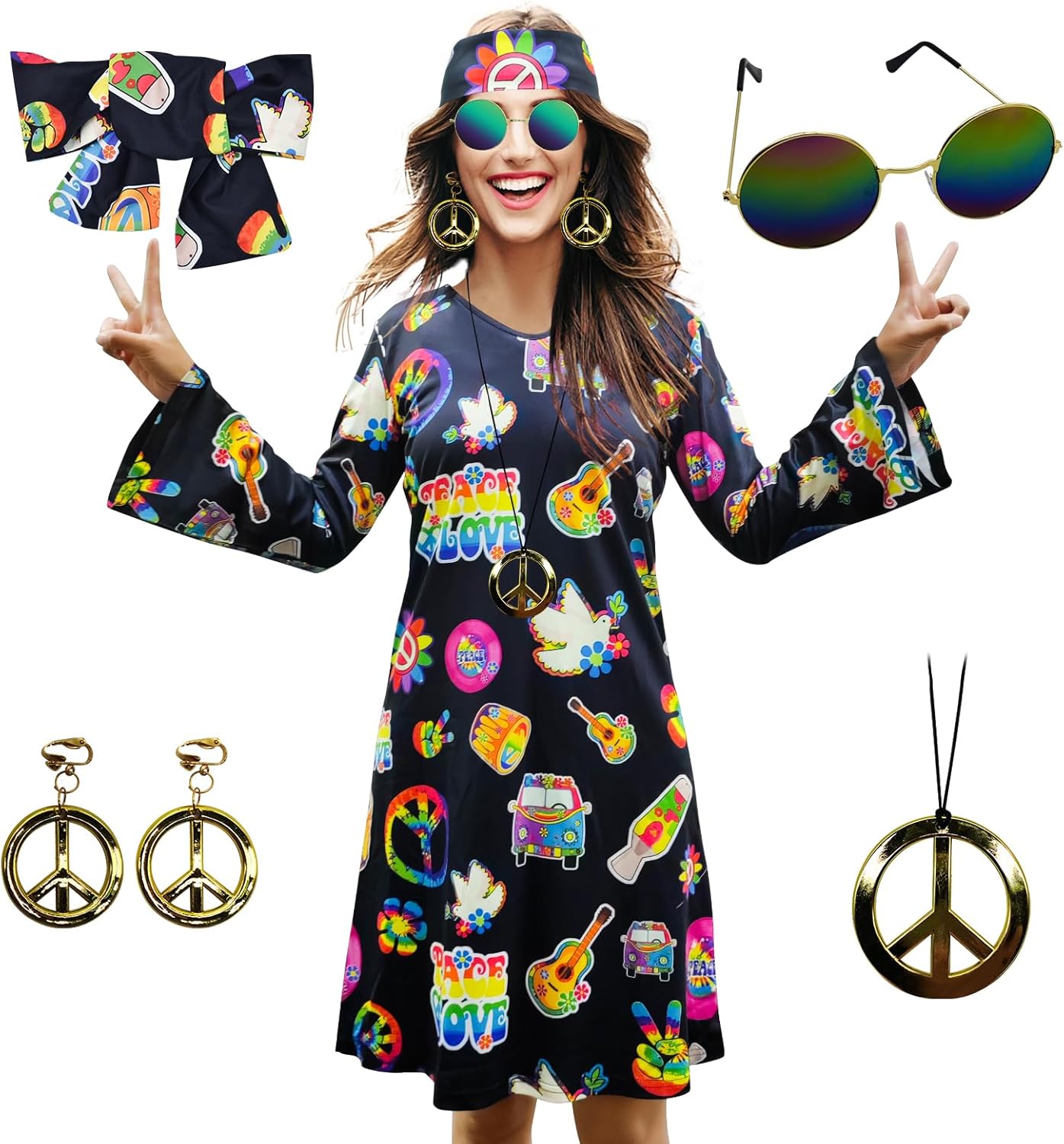 Moda Hippie Vestuario De Los 70 Mujer Vestuario Hippie Moda De Los