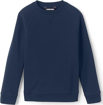 Lands End School Uniform Kids Crew Sweatshirt