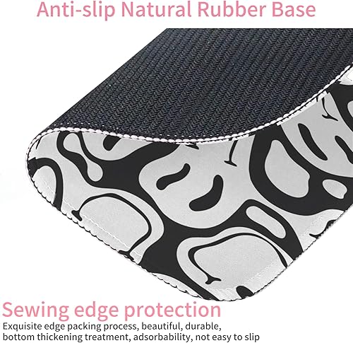 Miniatura 6 de Seorsok Alfombrilla de mouse cuadrada estética con diseño de galaxia espacial, alfombrilla de mouse texturizada de alta calidad para computadora