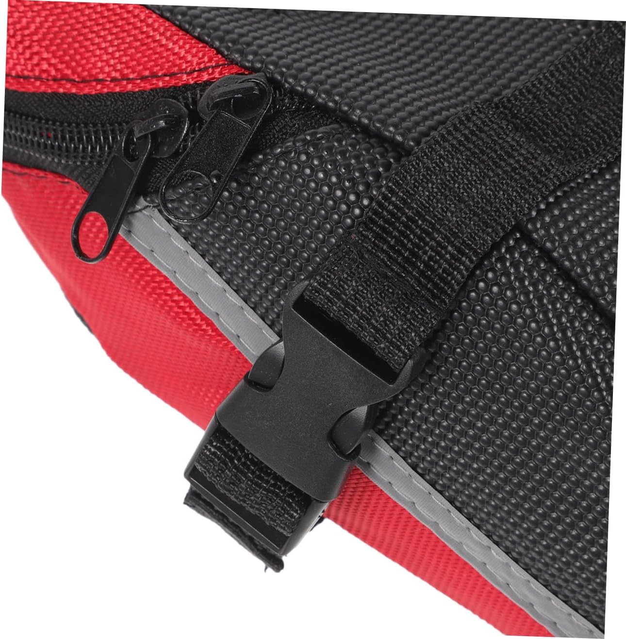 CHILDWEET Bike Seat Bag Mountain Bike Saddle Pouch Outdoor Cycling Backseat Storage Large Capacity Waterproof Red Seat Pack for Bicycle Travel and Tool Carry