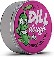 Vista 4 de Gears Out Masilla para aliviar el estrés de masa de eneldo rosa que brilla en la oscuridad, divertidos rellenos de calcetines para adultos