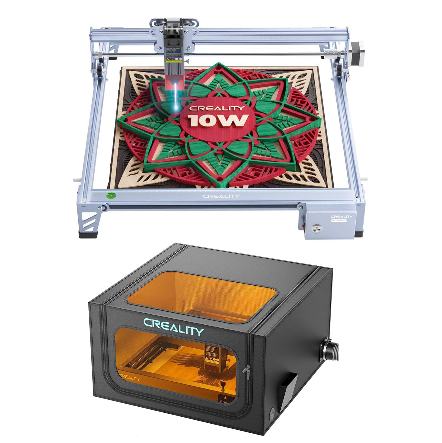 Creality Falcon 10W（レーザー彫刻機）＋TWOTREESパネル Amazon.com: CREALITY FALCON 10W Laser Engraver With Enclosure