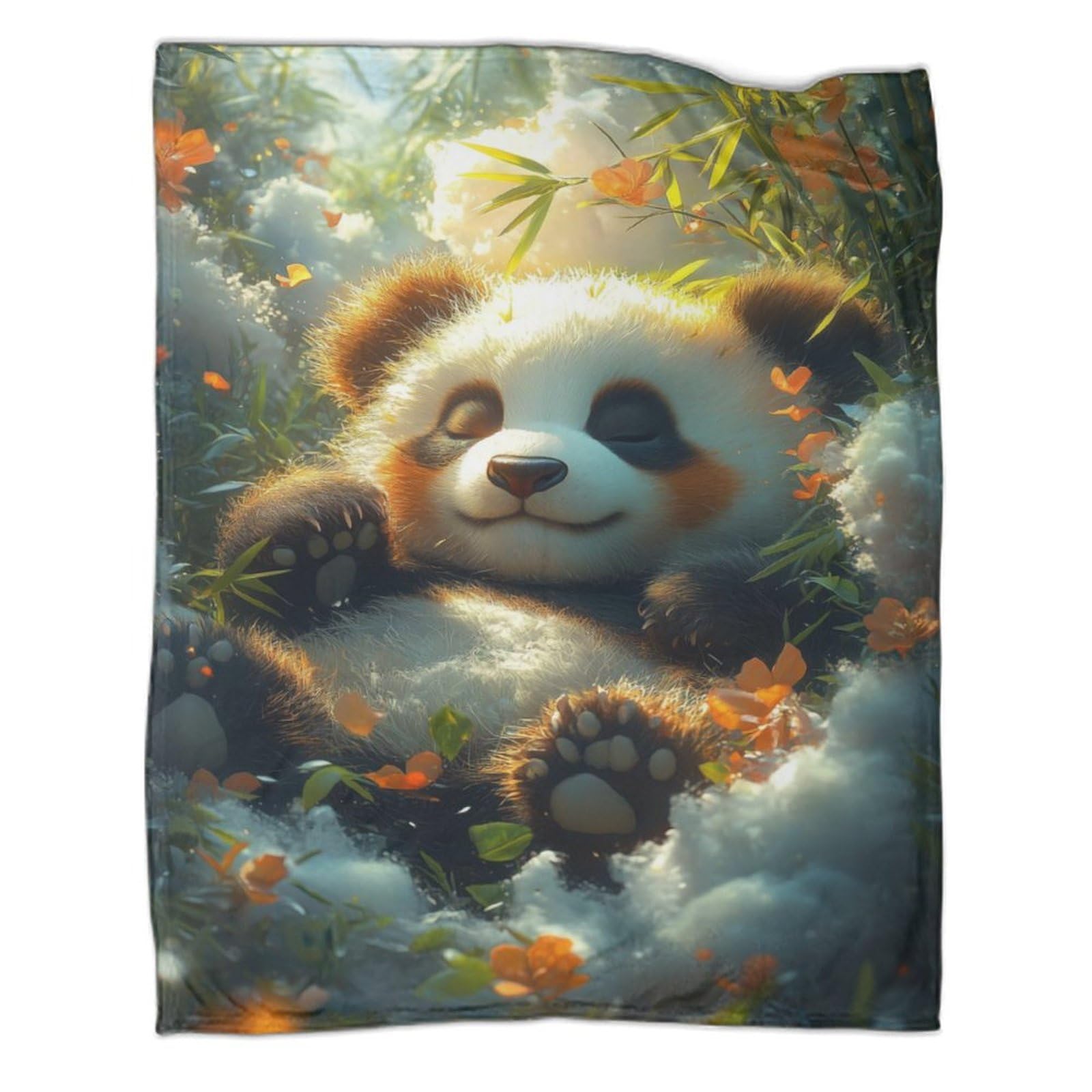 Couverture plaid chaude panda, le cadeau doux pour enfants