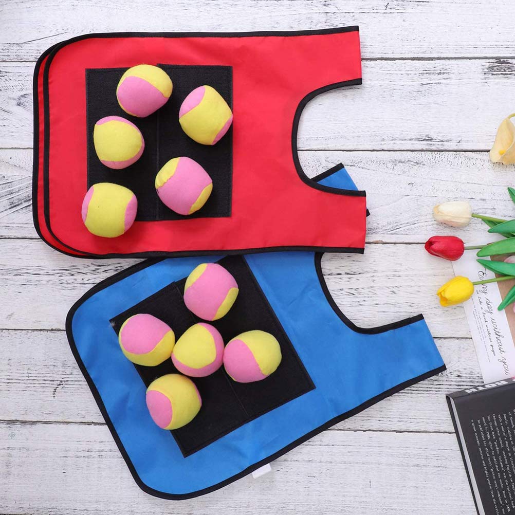 JTLB Gioco di tiro al Bersaglio con Palla in con Giacca Adesiva Set di Gilet in per Gioco di tiro al Bersaglio per Bambini con Gilet Bersaglio