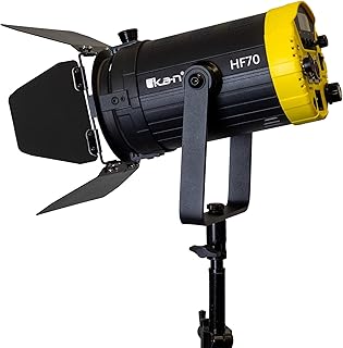 Ikan HF70 Helia 70-Watt 4-Inch Fresnel Daylight LED Studio Light with DMX