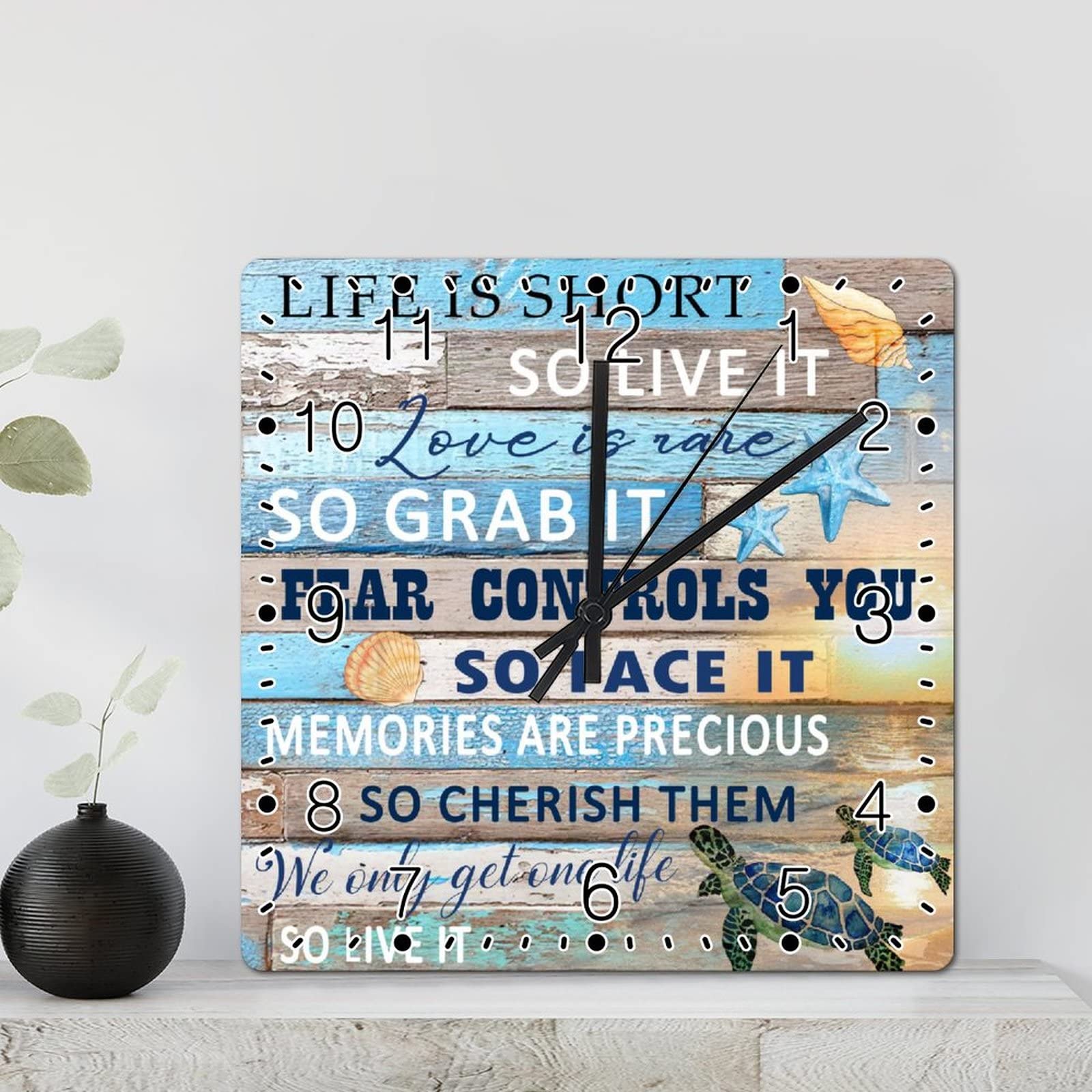 Horloge murale silencieuse pour chambre et salon résolvant le problème des tics-tacs