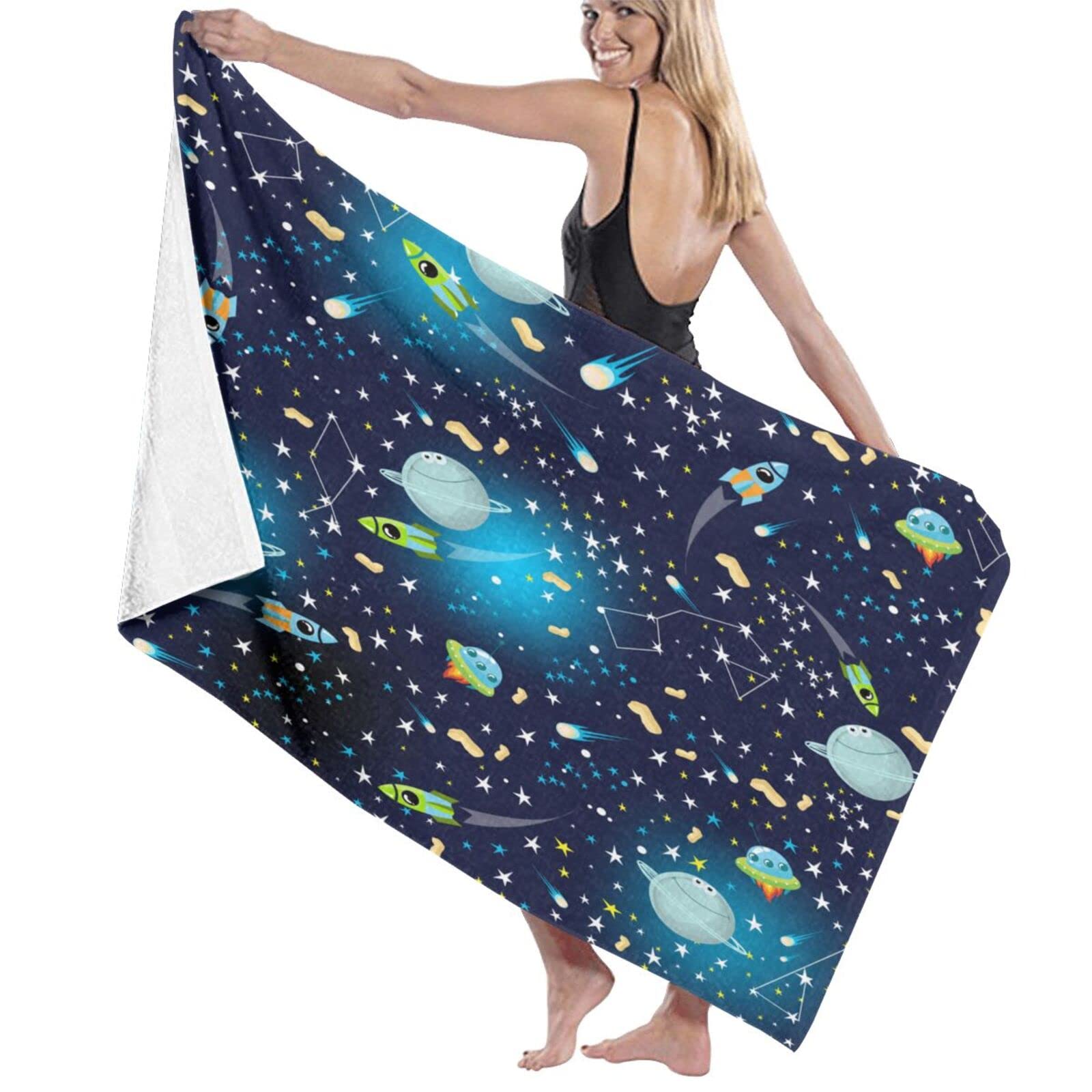 Serviette de bain légère 80x130cm anti-encombrement pour voyage