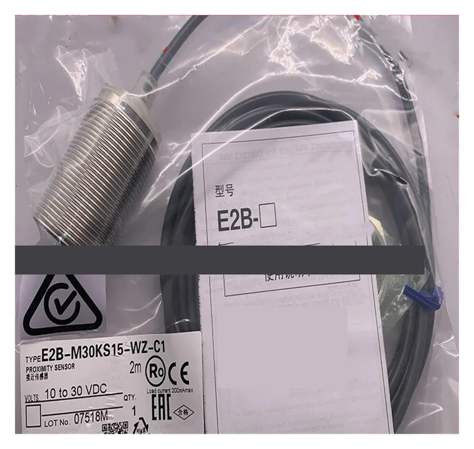 XDDQWSWA 3pcs Proximity switch E2B-M30KS15-WP-B1 E2B-M30KS15-WP-C2 E2B-M30KS15-WP-B2 E2B-M30KS15-WZ-B2(E2B-M30KS15-WP-B1)