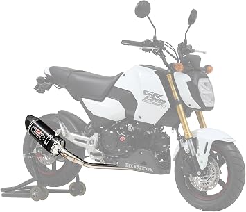 Yoshimura 110A-40K-5120 Full Exhaust GROMGrom 21-22/23-24, Machine Bent, R-77S, Cyclone, Government Certified, EXPORT SPEC, Carbon End, Metal Magic