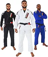 Kimono de Jiu Jitsu Brazil Combat Xtra-lite Competidor Profissional CBJJ IBJJF Unissex Trançado