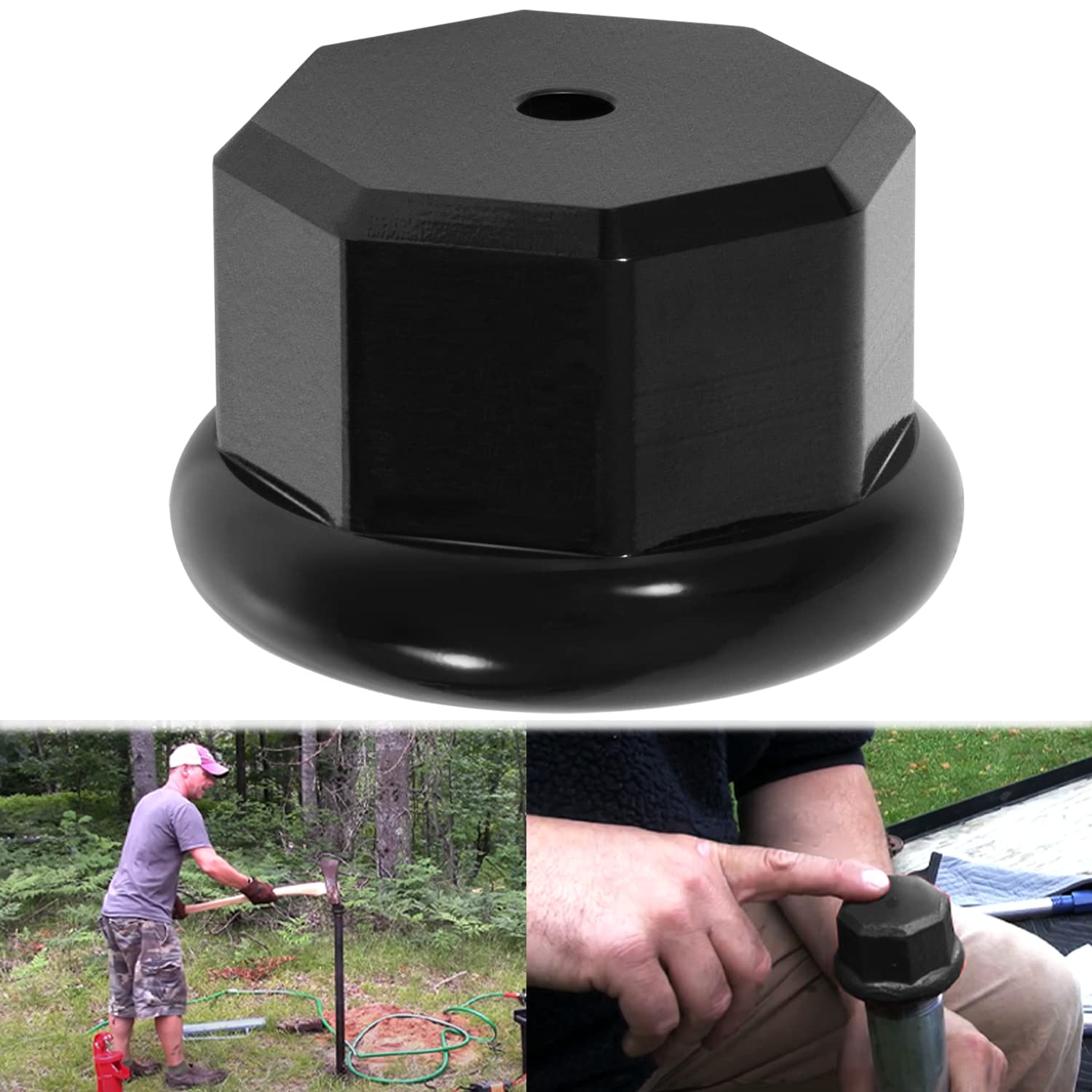 Wellpoint Cap 1695 1-1/4 in Malleable Well Point Drive Cap, Also Replace DRCAP 125 ...