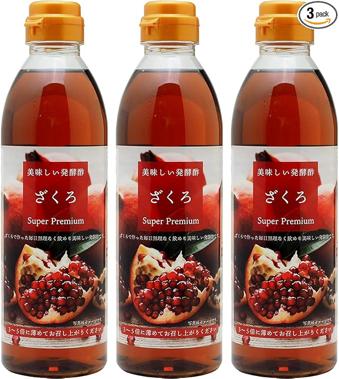 Amazon 美味しい発酵酢 柘榴 ざくろ酢 ザクロ酢スーパープレミアム 500ml 3本セット ファイブ イー ライフ 健康食品 通販 Amazon 美味しい発酵酢 柘榴 ざくろ酢 ザクロ酢スーパープレミアム 500ml 3本セット ファイブ イー ライフ 健康食品 通販