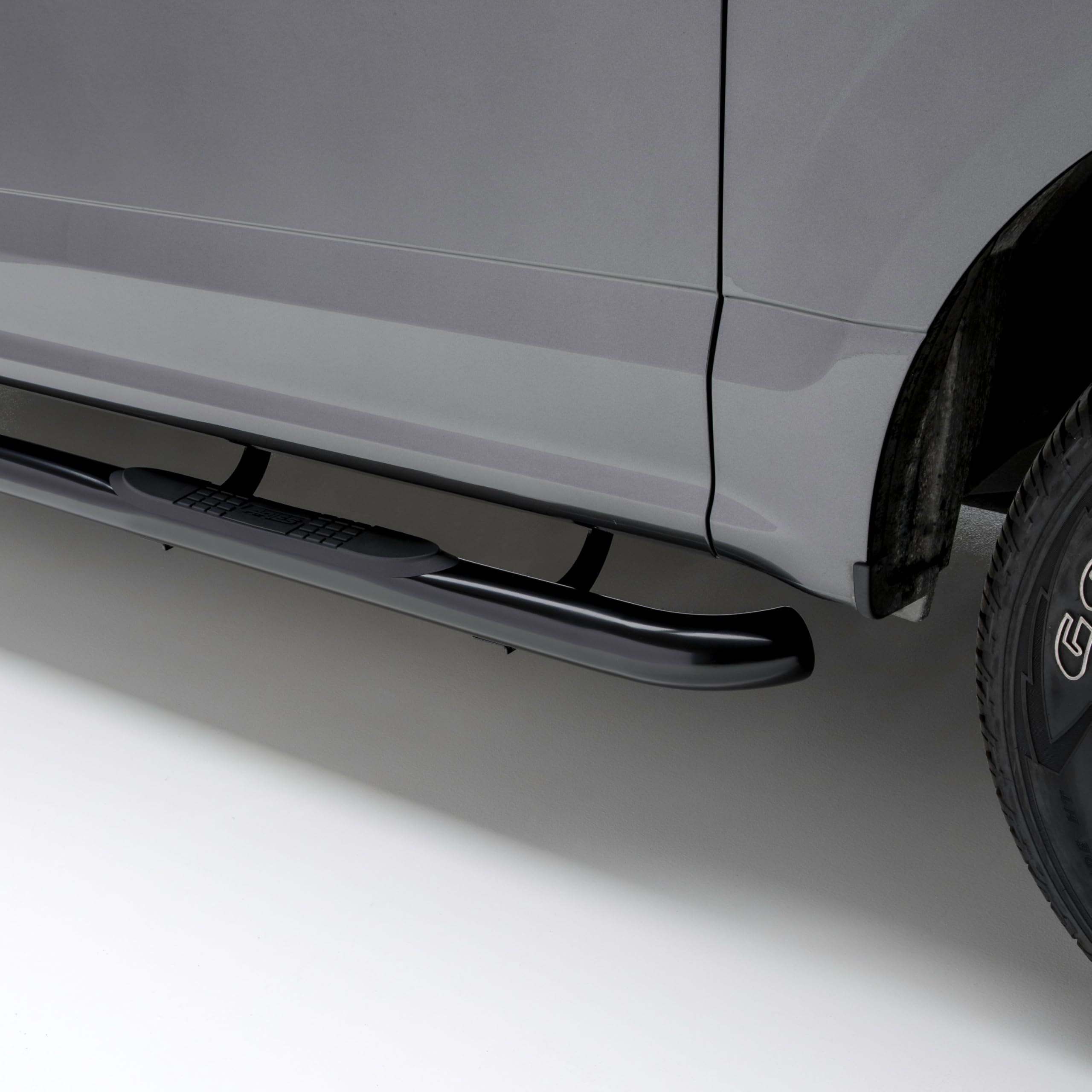 Amazon.com: ARIES 205039 3-Inch Round Black Steel Nerf Bars, No