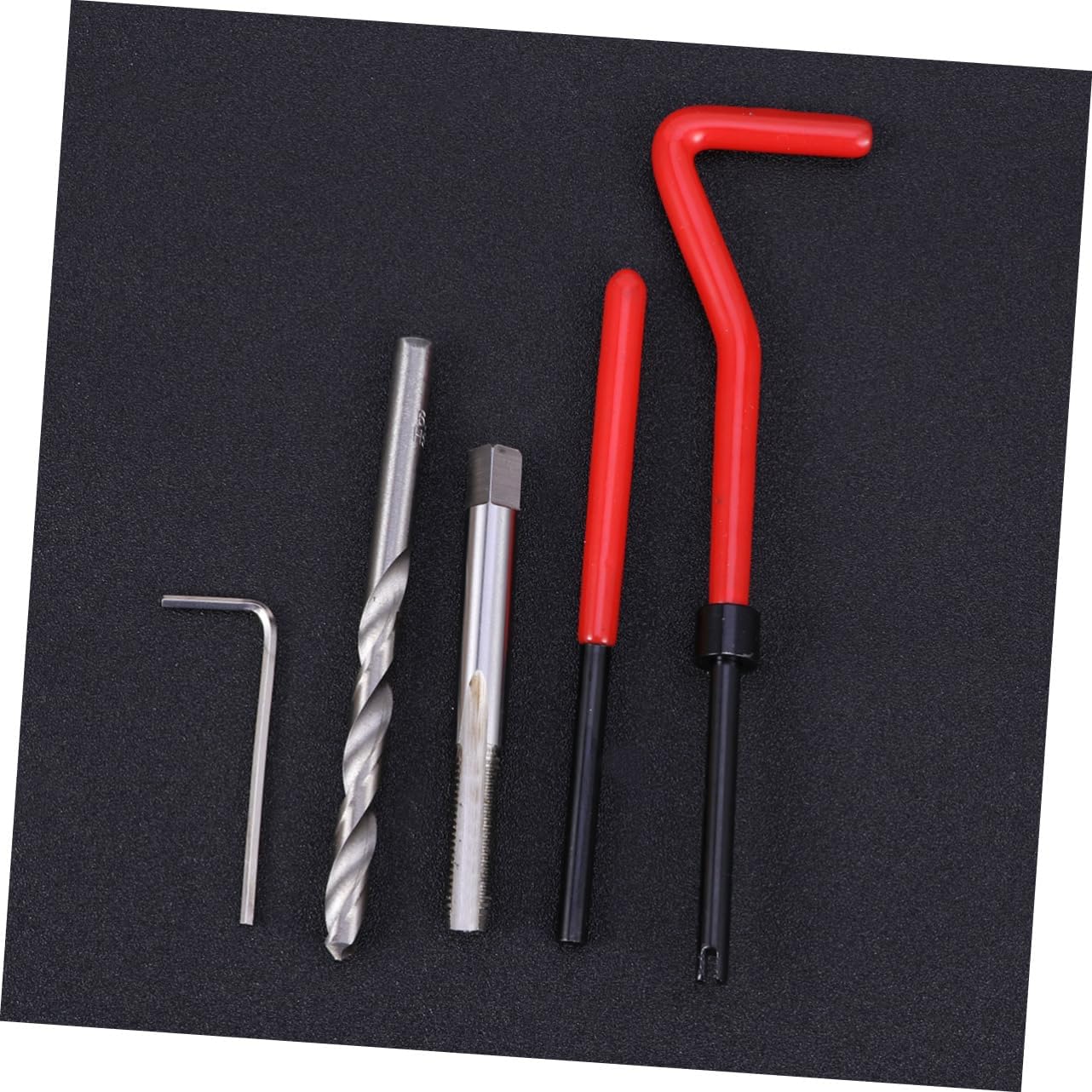 30pcs Metric Thread Repair Kit with Drill Bits and Inserts for Automotive Applications Thread Insert Tool
