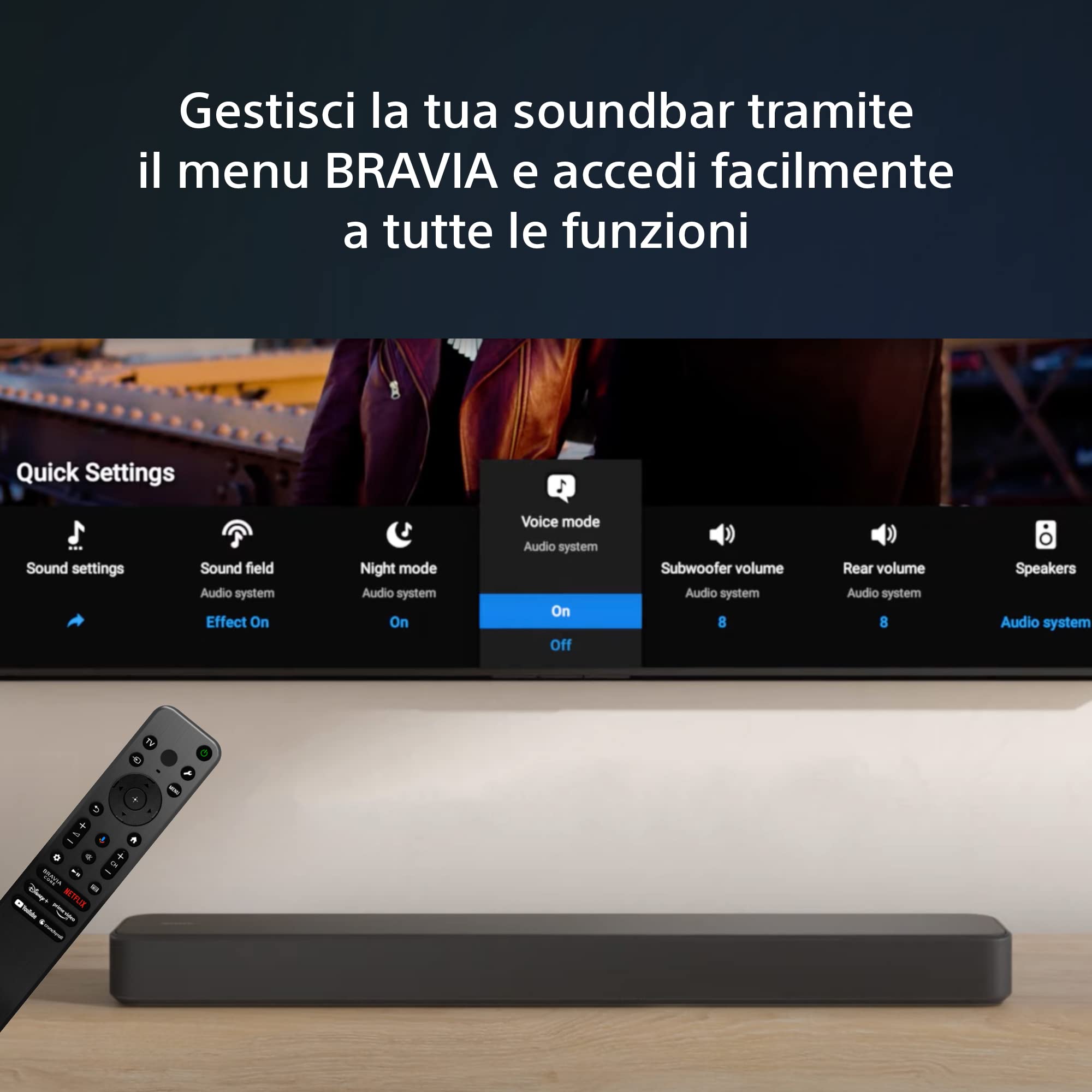 Sony HT-S2000 Soundbar Dolby Atmos 3.1 Canali Bluetooth